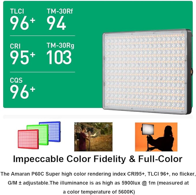 Amaran P60c RGBWW LED Panel