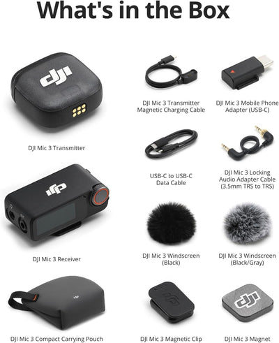 DJI Mic 3 (1 TX + 1 RX)