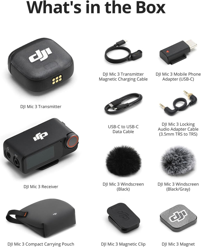 DJI Mic 3 1 TX + 1 RX