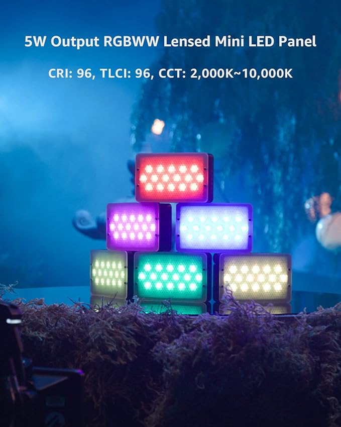 Aputure MC Pro RGBWW LED Light Panel | 5W IP65 CRMX – Filmgear Canada