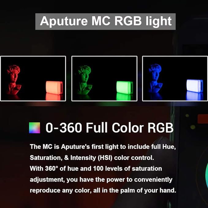 Aputure MC RGBWW LED Pocket Light