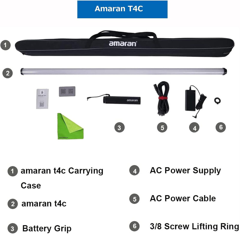 Amaran T4C RGBWW LED Tube Light 50W (4ft)