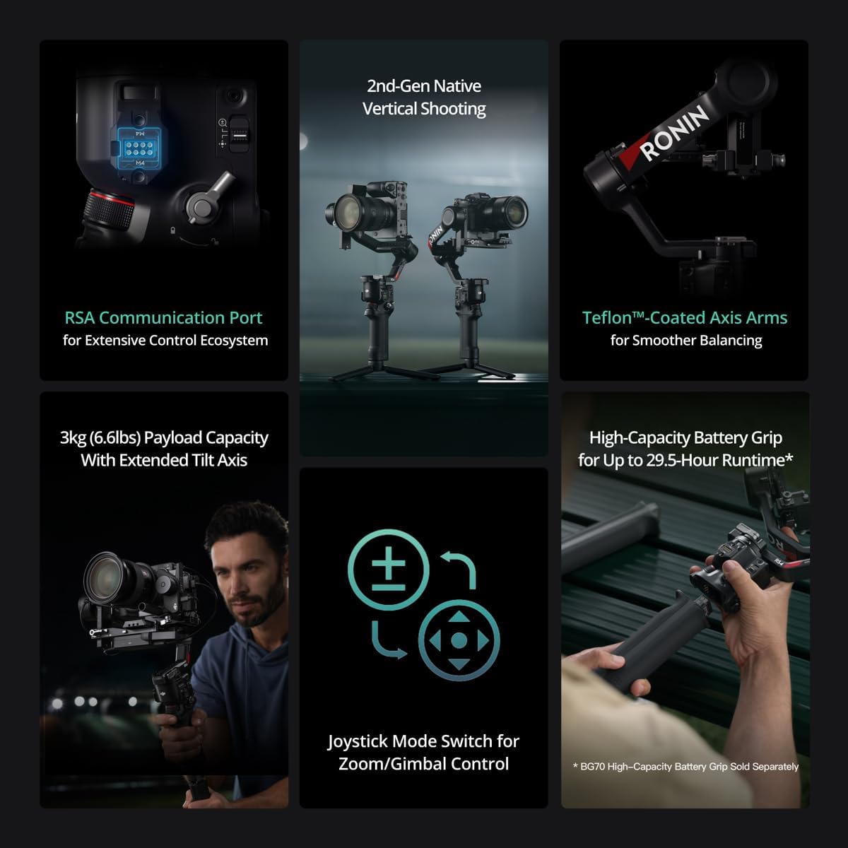 DJI RS 4 Combo Gimbal Stabilizer