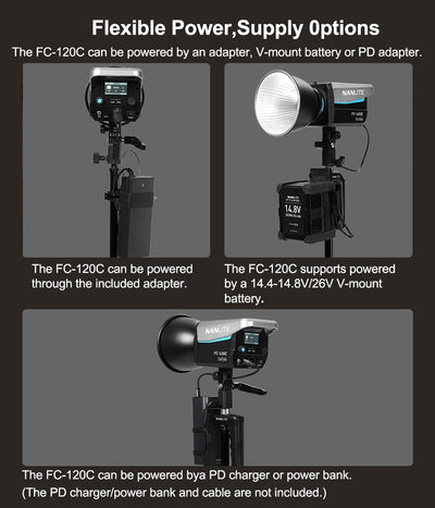 Nanlite FC-120C LED RGBW Spotlight