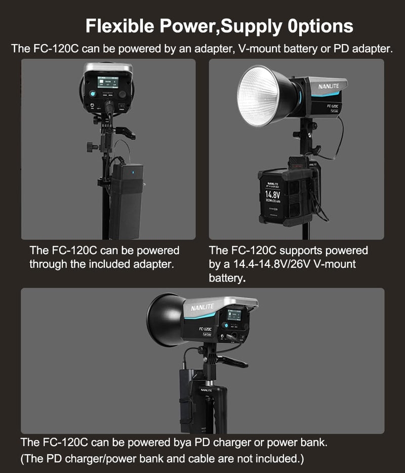 Nanlite FC-120C LED RGBW Spotlight