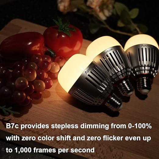 Aputure B7C 7W RGBWW LED Bulb | E26/E27 Sidus Link – Filmgear Canada