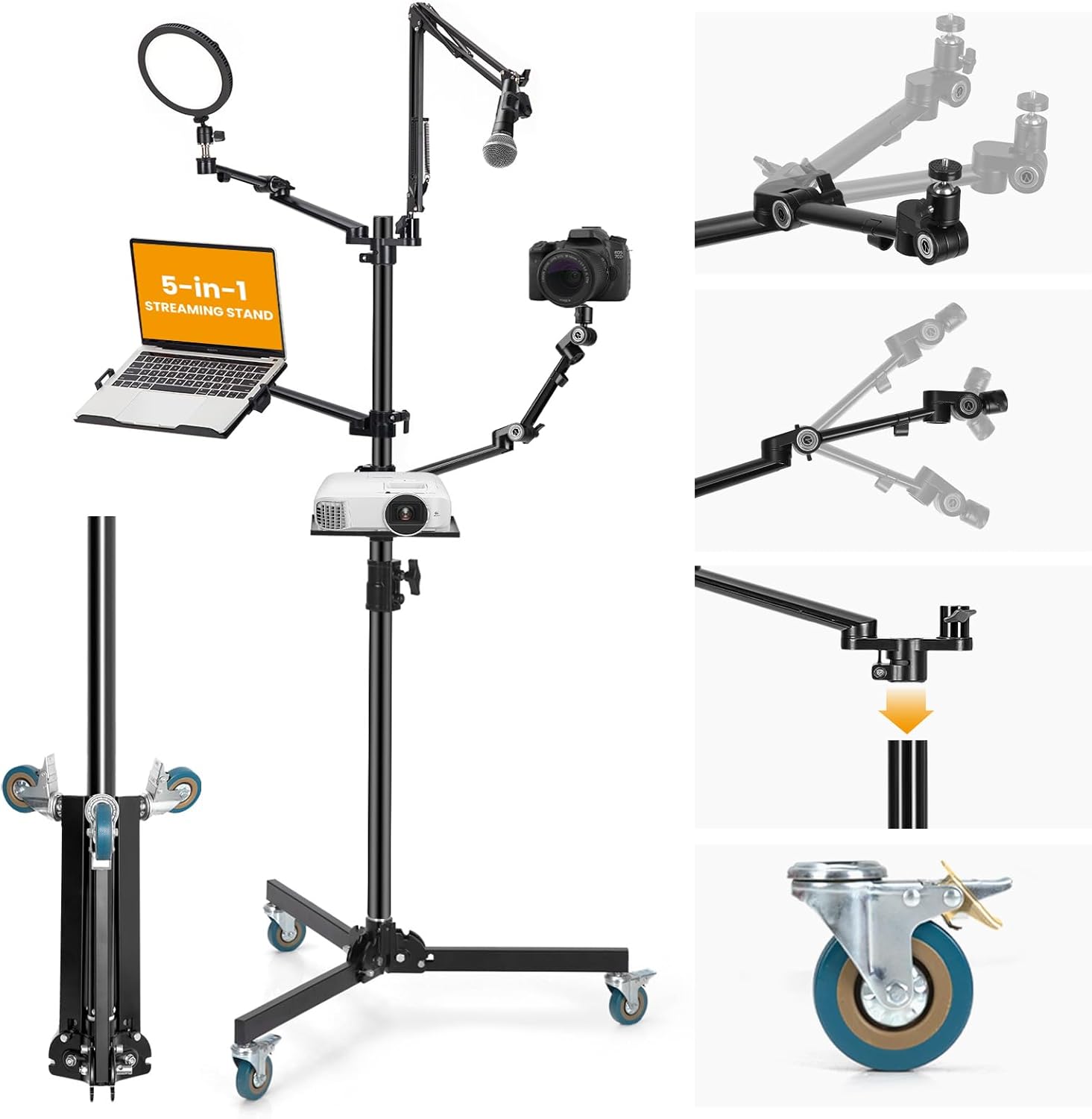 FPS 5-in-1 Mobile Studio Stand