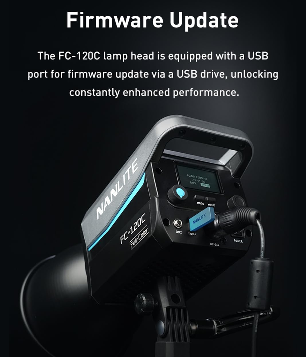 Nanlite FC-120C LED RGBW Spotlight