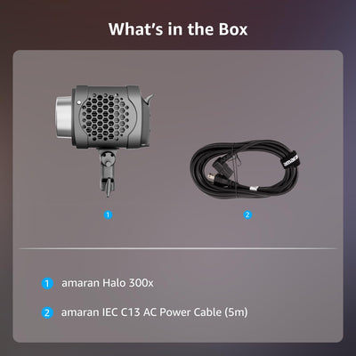 amaran Halo 300x package contents