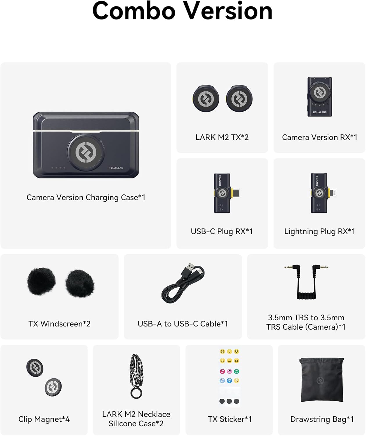Hollyland LARK M2 Combo Canada | Filmgear – Filmgear Canada