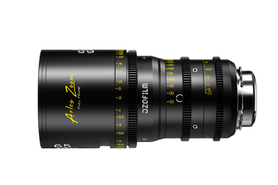 DZOFILM Arles Zoom 65-180mm T2.6 PL lens with feet focus scale, reverse side