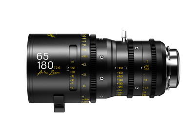 DZOFILM Arles Zoom Lens 2-Lens Set 25-75mm + 65-180mm T2.6 (PL, Metric) - included lens side view