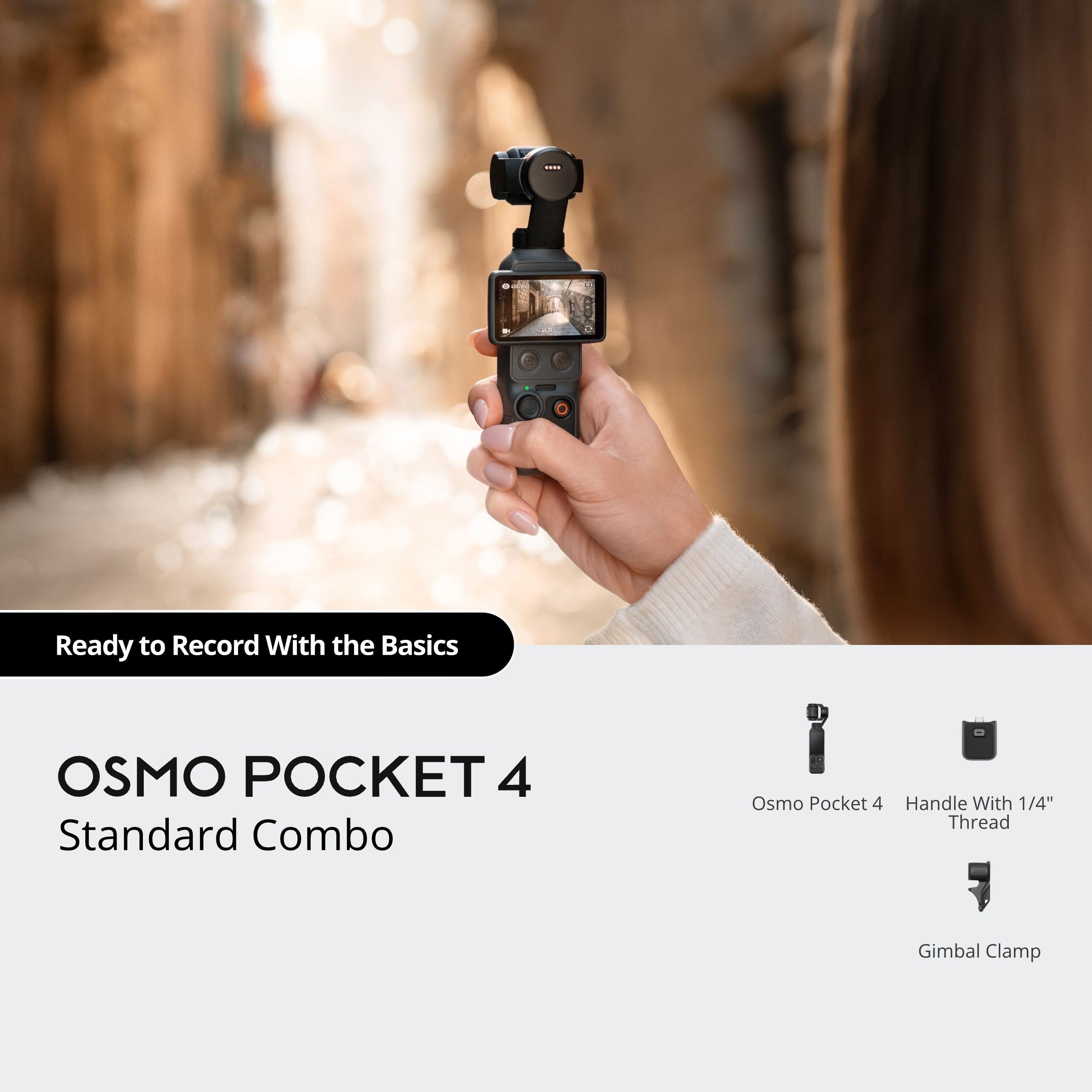 DJI Osmo Pocket 4 Standard Combo official product detail 2
