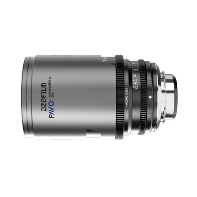 DZOFILM DZOFILM Pavo 2x Anamorphic Prime 65mm Macro T2.8 Blue Coating (PL&EF mount, feet) - Film Gear Canada