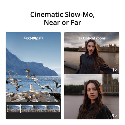 Osmo Pocket 4P Vlog Combo Pearl White dual-lens pocket gimbal camera