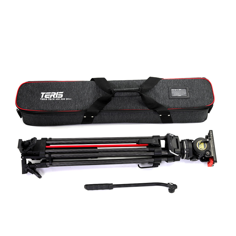 Teris TS-H12CF-Q Fluid Head Tripod System 12KG payload