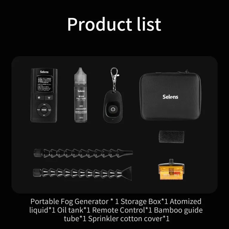 Selens Smoke Machine 2 Portable Fog Liquid Smoke Chamber