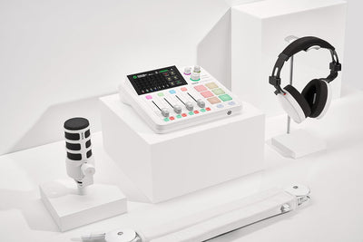 RODE PodMic Dynamic Podcasting Microphone - White