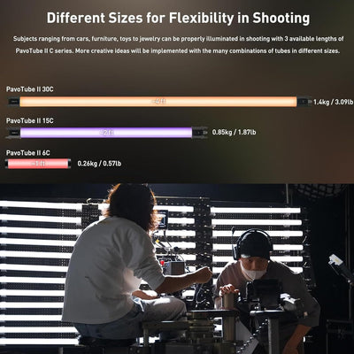 Nanlite PavoTube II 30C RGB LED Tube Light (4')