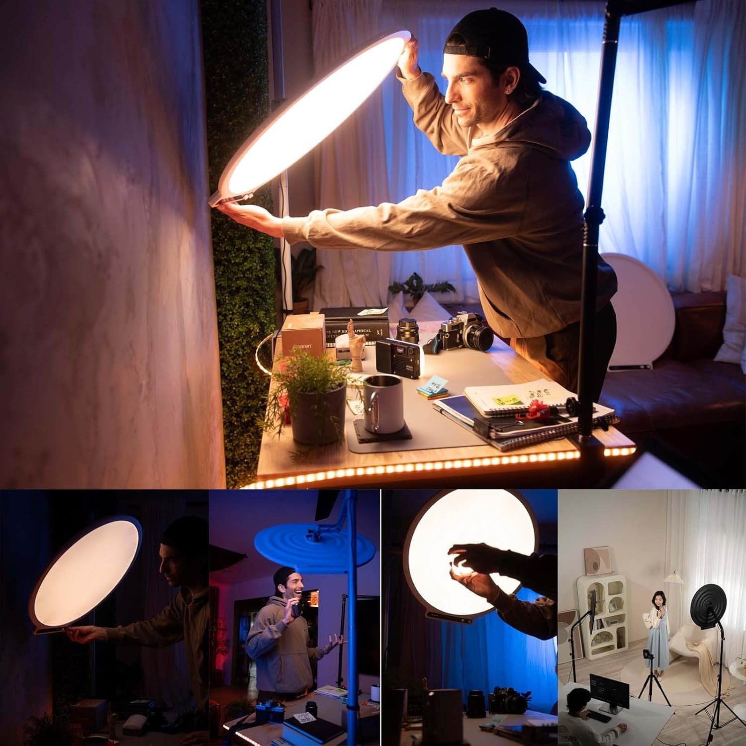 Amaran Verge Max Bi-Color Circular Soft Panel Light Kit