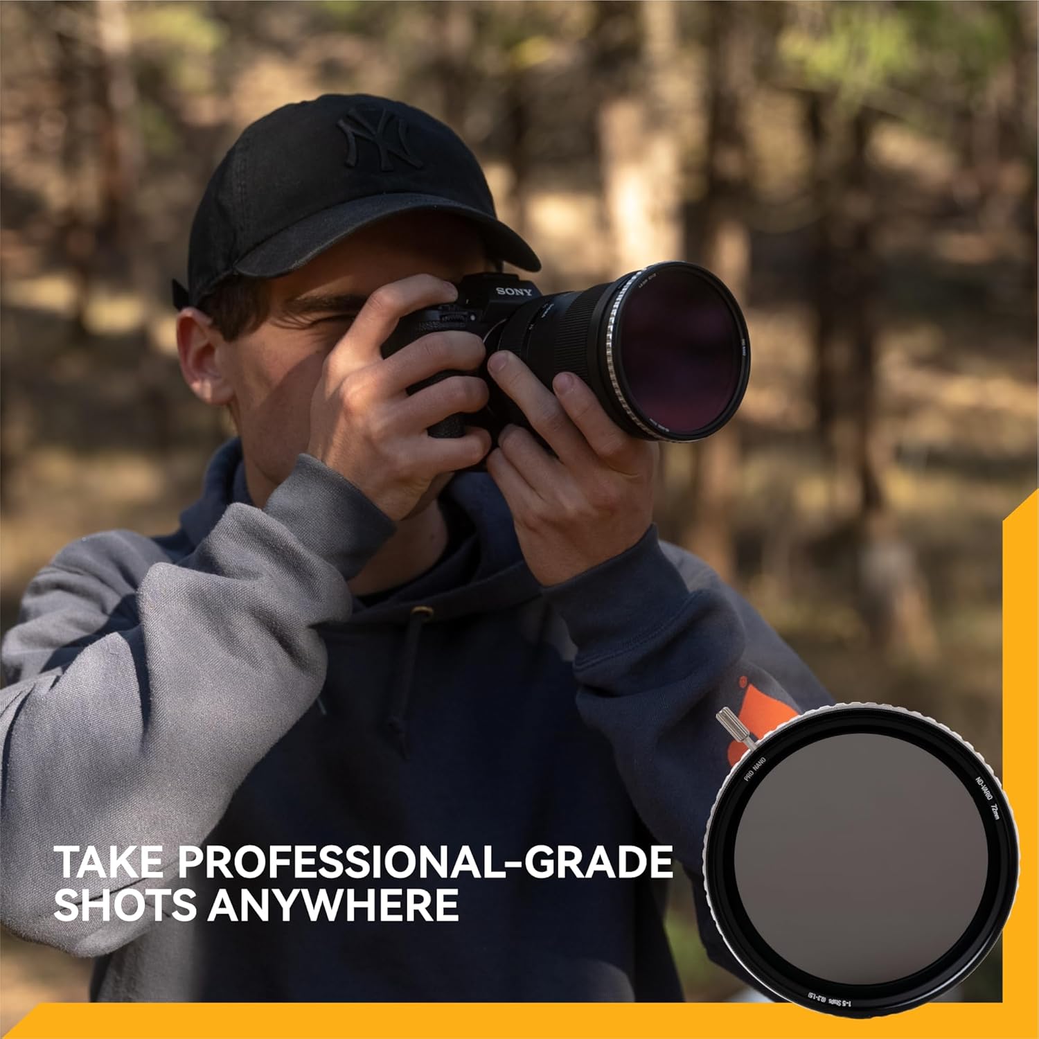 NiSi True Color Variable ND Filter VND 1-5 Stops (ND2-ND32