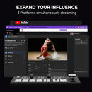 Osee GoStream Deck - HDMI Video Switcher & Live Broadcast Mixer | All-in-One Professional Streaming Solution