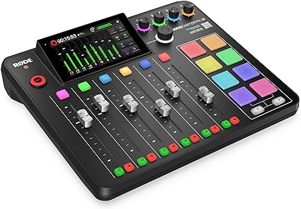 RØDE RØDECaster Pro II All-in-One Production Solution for Podcasting, Streaming, Music Production and Content Creation, Black