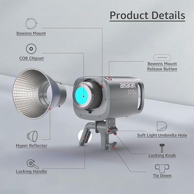 Amaran 300c RGB LED Monolight