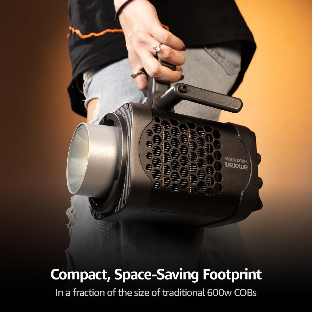 amaran Halo 600x: Compact, Space-Saving Footprint