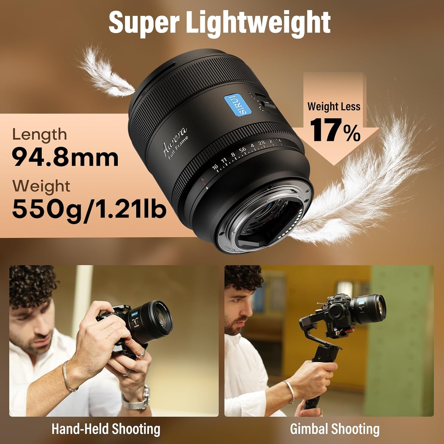 SIRUI Aurora 85mm f/1.4 Full-Frame Autofocus Sony E – Filmgear Canada