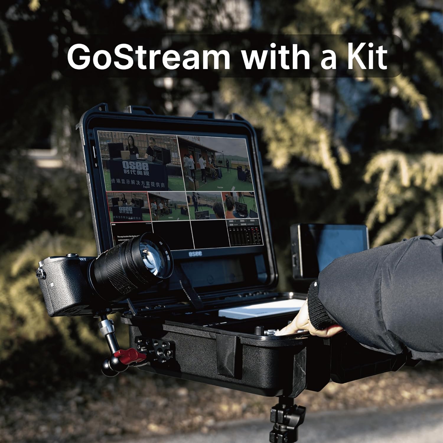 Osee GoStream Deck Kit: Professional HDMI Video Switcher & Mixer | Complete Live Broadcast Equipment Setup for Multi-Camera Production
