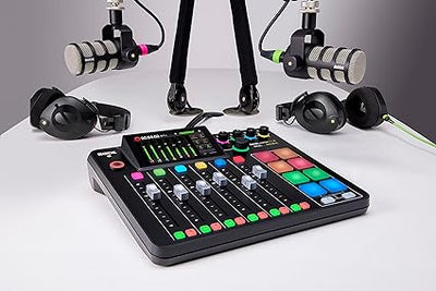 RØDE RØDECaster Pro II All-in-One Production Solution for Podcasting, Streaming, Music Production and Content Creation, Black