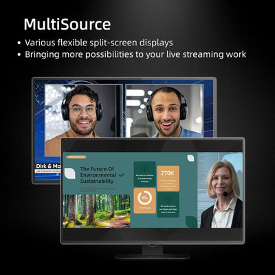 Osee GoStream Deck - HDMI Video Switcher & Live Broadcast Mixer | All-in-One Professional Streaming Solution