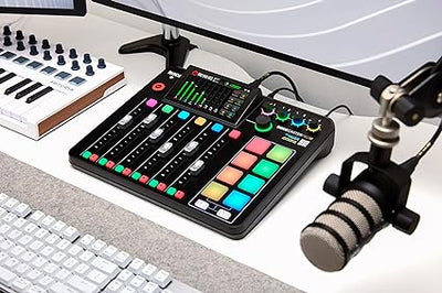 RØDE RØDECaster Pro II All-in-One Production Solution for Podcasting, Streaming, Music Production and Content Creation, Black