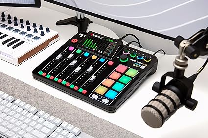 RØDE RØDECaster Pro II All-in-One Production Solution for Podcasting, Streaming, Music Production and Content Creation, Black