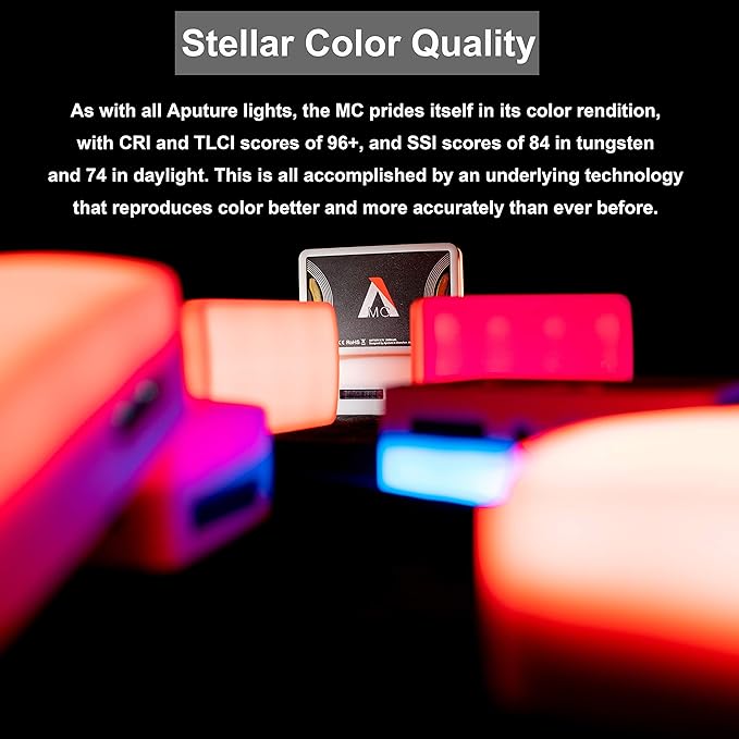 Aputure MC RGBWW LED Pocket Light