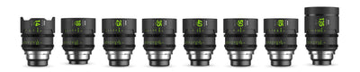 NiSi ATHENA PRIME T2.4/1.9 Full-Frame 8-Lens MASTER Kit (PL Mount)