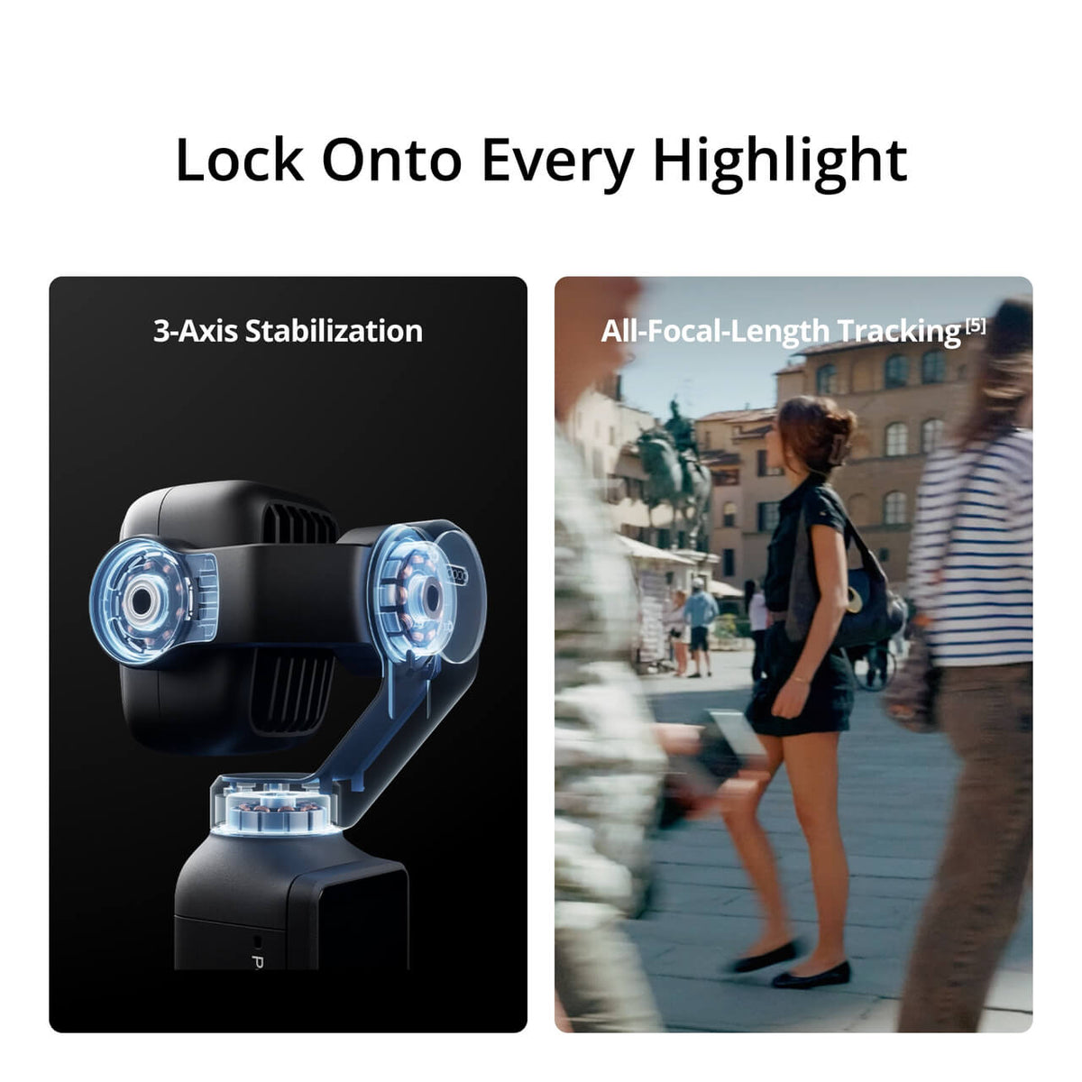 Osmo Pocket 4P Vlog Combo Pearl White dual-lens pocket gimbal camera