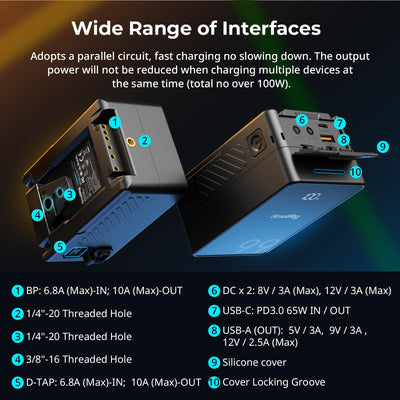 SmallRig VB99 SE Mini V-Mount Battery 4608