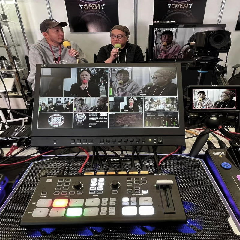 Osee GoStream Deck - HDMI Video Switcher & Live Broadcast Mixer | All-in-One Professional Streaming Solution