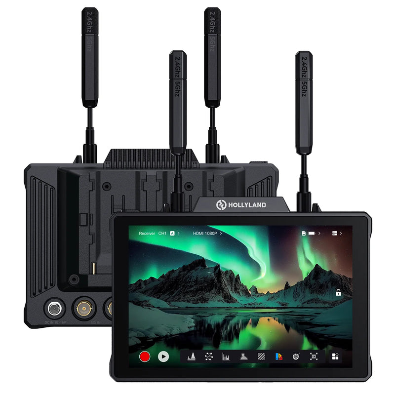 Hollyland Pyro7 Dual 7" Wireless Transceiving Monitor Kit