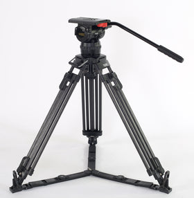 (DEMO) Teris TS150CF Carbon Fiber Tripod Kit 20kg (44lb) Capacity 100mm Bowl Head