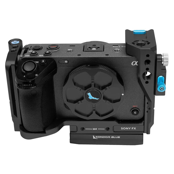 Kondor Blue Sony FX3/FX30 Cage - Black Cage with Trigger Handle