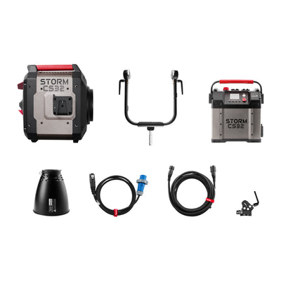 Aputure STORM CS32 no-case kit contents