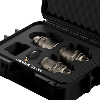 DZOFilm Arcana Anamorphic Prime 3-Lens Kit (ARRI PL, Titanium)