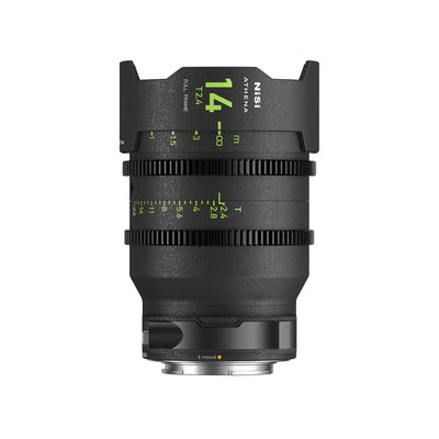 Nisi NiSi Athena Prime Full-Frame 14mm T2.4 (E Mount, drop-in filter) - Film Gear Canada