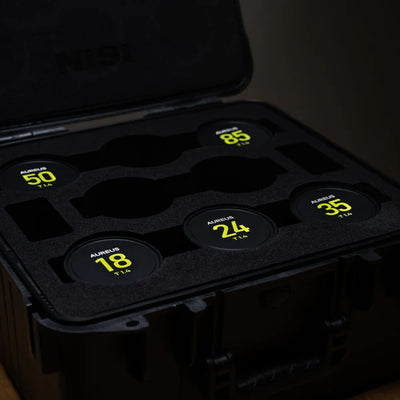 NiSi Aureus Prime Full-Frame Cine Lens 5-Lens Set (PL-mount)