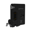 Kondor Blue Pro Gold Mount Battery Plate with Swiveling Rod Block (Raven Black)