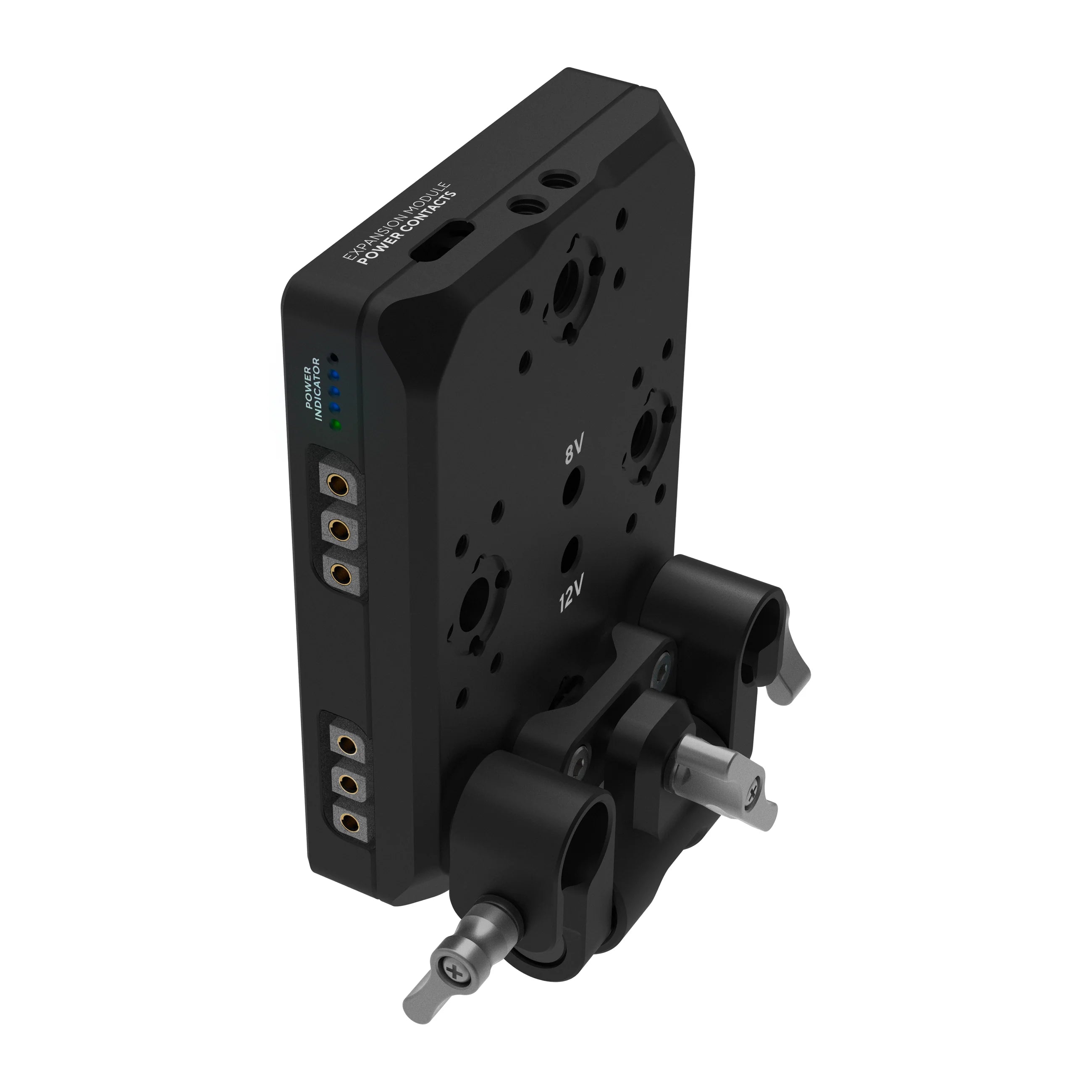 Kondor Blue Pro Gold Mount Battery Plate with Swiveling Rod Block (Raven Black)