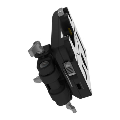 Kondor Blue Pro Gold Mount Battery Plate with Swiveling Rod Block (Raven Black)